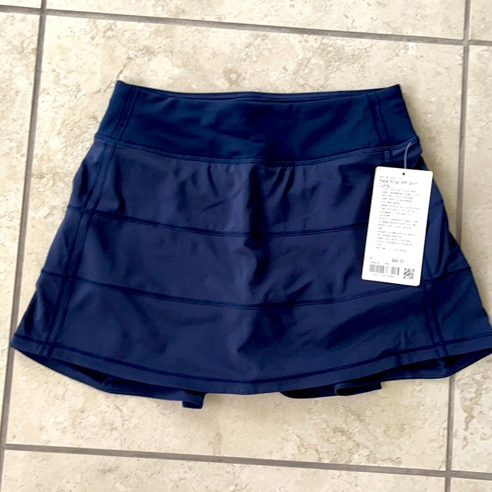 Lululemon Pace Rival Skirt Navy Tall